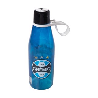 Garrafa Com Tampa Abre Facil 530 ml Grêmio Oficial Plasutil em Oferta na Shopee