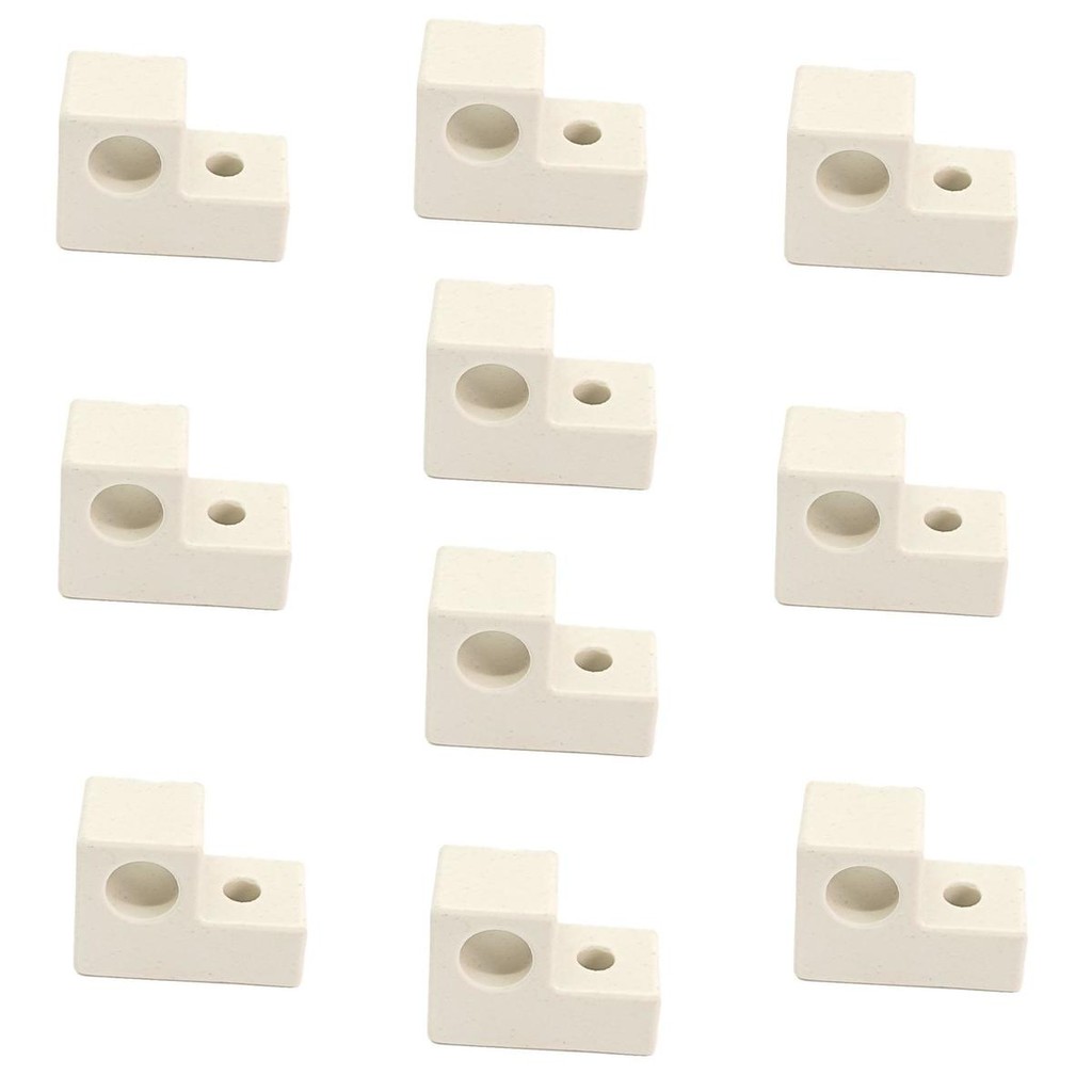 Kit C/ 120 Suporte Isolador Louça Resistência Forno Elétrico
