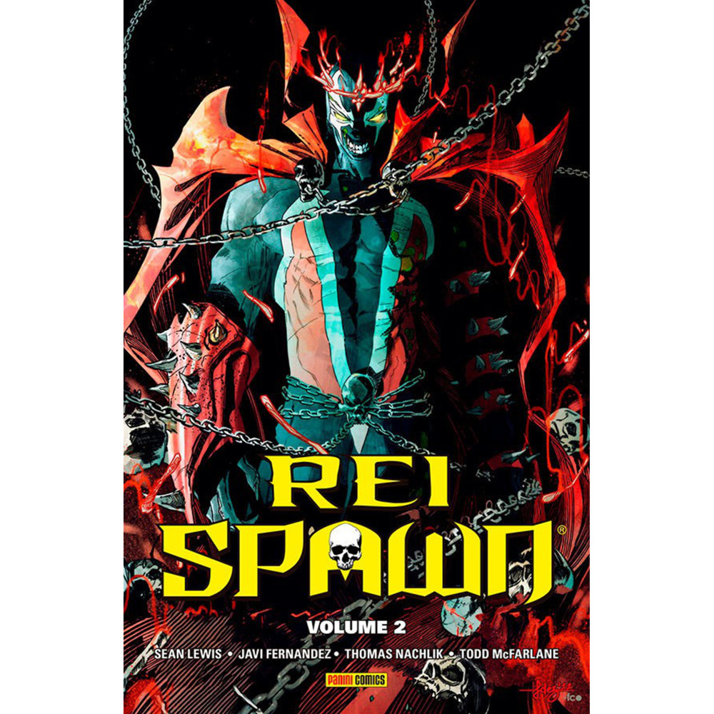 Capa do livro Comic - Rei Spawn Vol. 2 - Novo/Lacrado - Editora Panini -