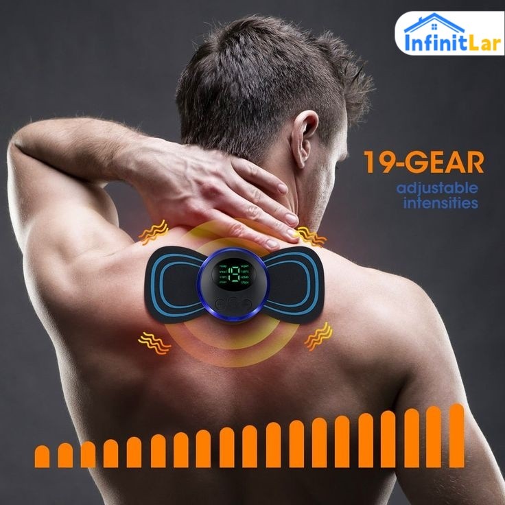 Massageador Elétrico Portátil!Massagem Relax Coluna Cervical, Lombar e Corpo