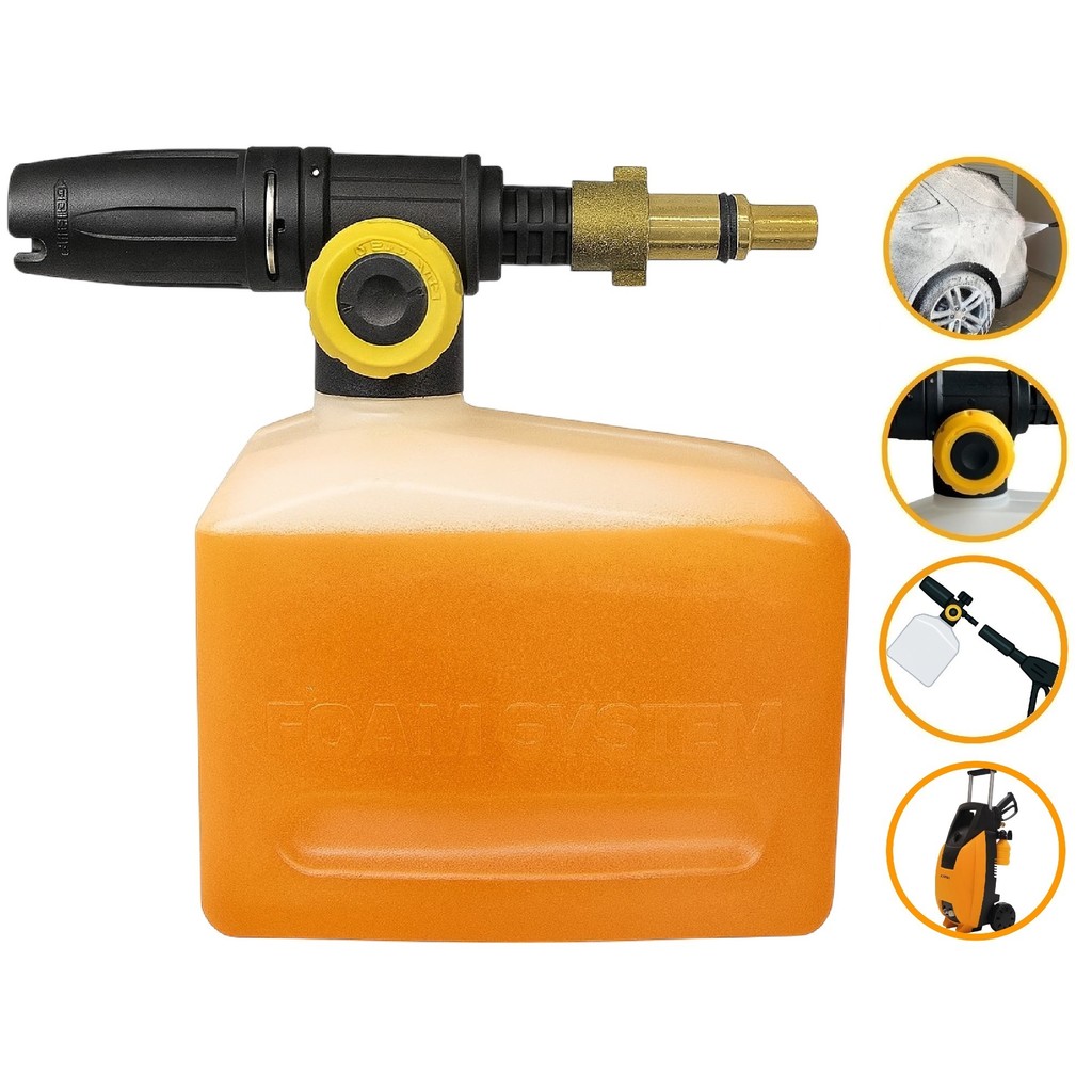 Canhão Espuma Snow Foam Difusor Aplicador Detergente Espuma Wap Astra Lavadora Alta Pressão