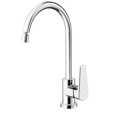 Misturador Monocomando Cromado para Cozinha de Mesa Lift Docol
