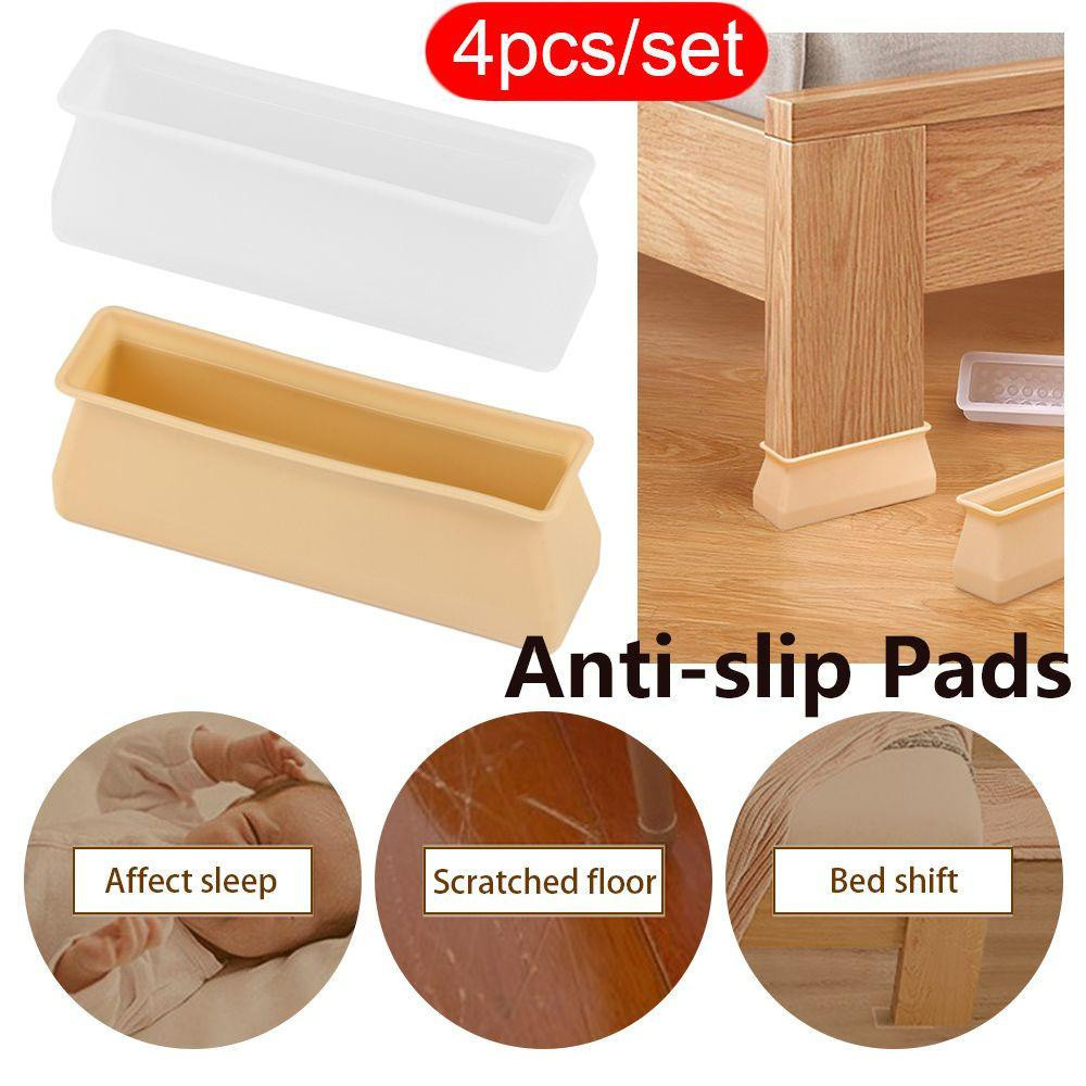 TRUTHW 4 Peças Almofada Antiderrapante Protetor De Piso Durável Resistente Ao Desgaste Silicone Grosso Móveis Pés Capas