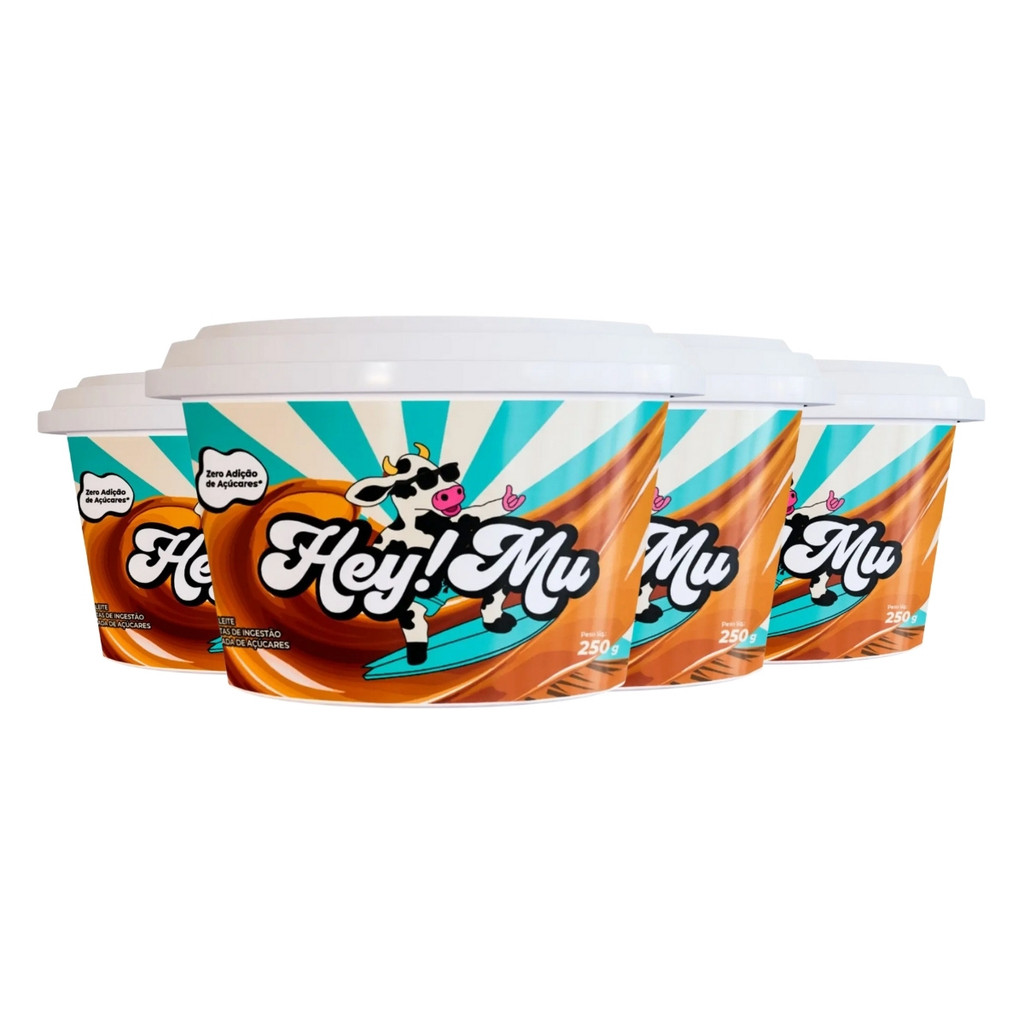 Kit 4x Doce de Leite Pote 250g Hey Mu
