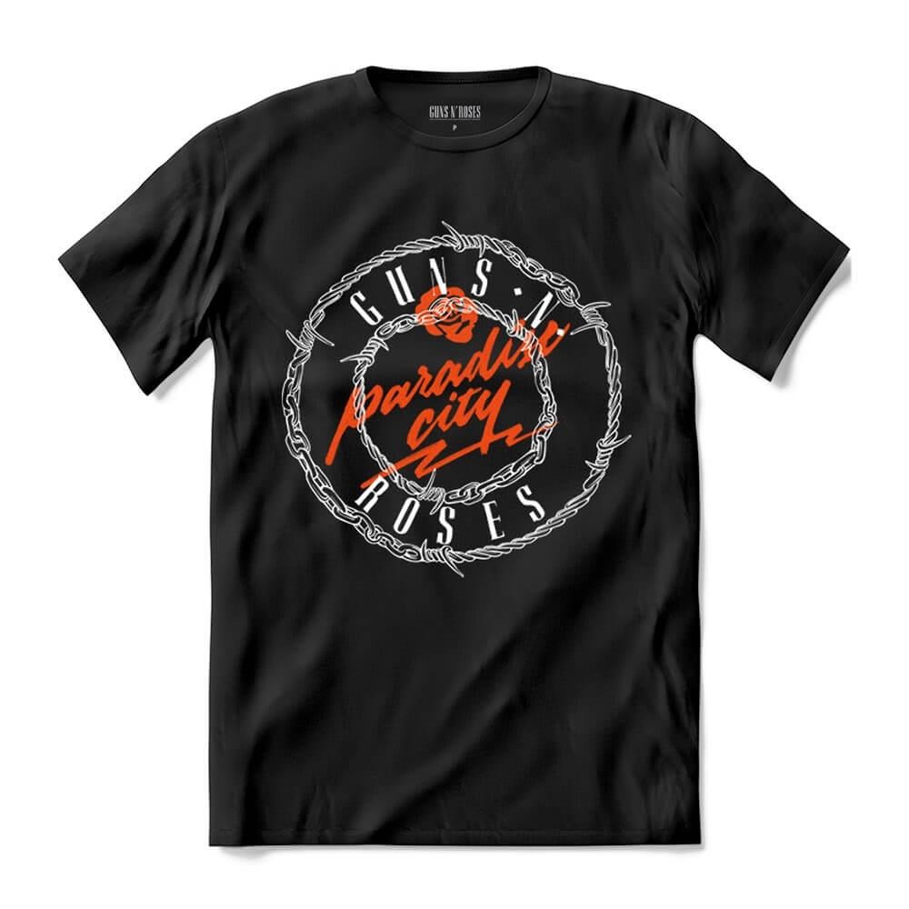 Camiseta Guns N' Roses - Paradise City Barbed Wire - Women Clothes