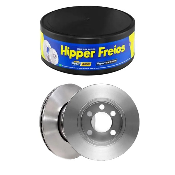 Par Disco de Freio Ventilado Toyota Corolla 2014 a 2019 Hipper Freios