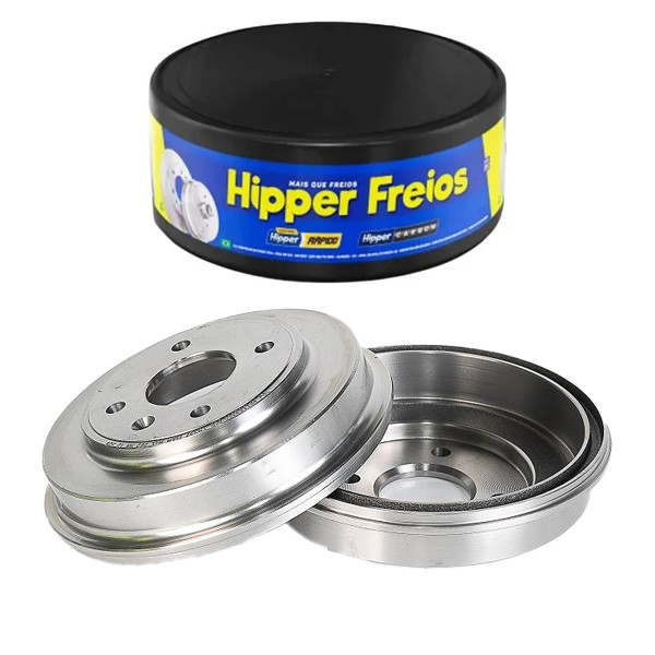 Par Tambor de Freio Traseiro GM PRISMA 2013 a 2024 Hipper Freios em Oferta na Shopee