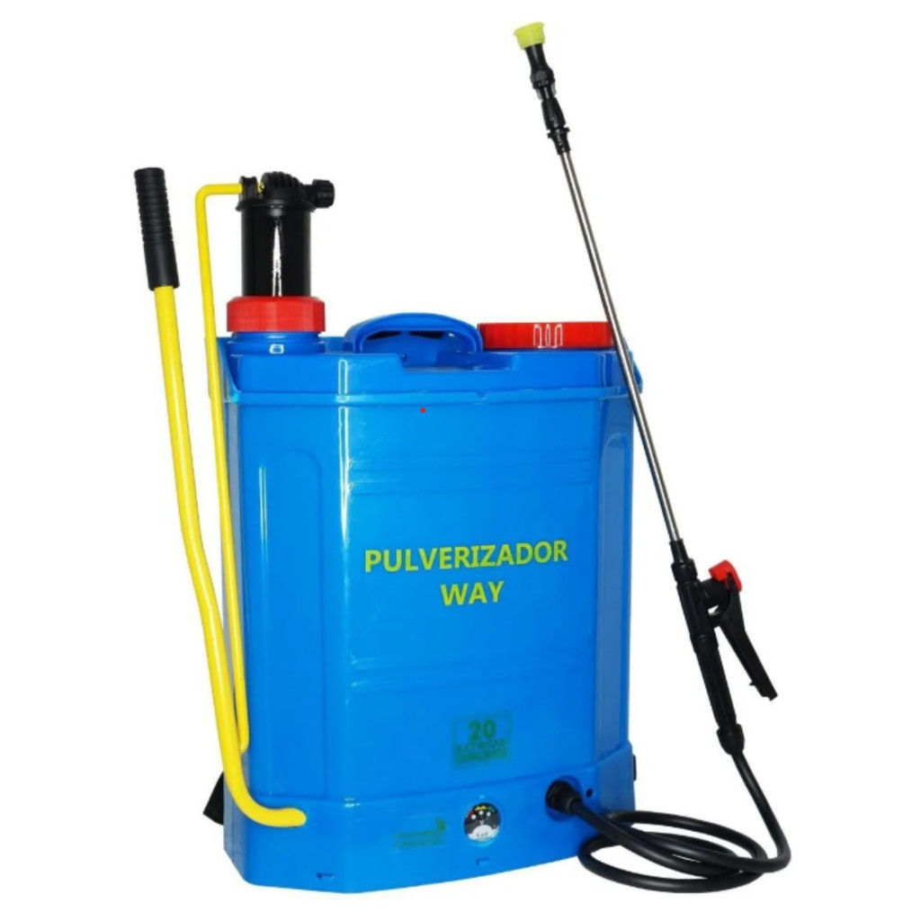 PULVERIZADOR COSTAL 3X1 ELÉTRICO 20 LITROS COM PAINEL SOLAR