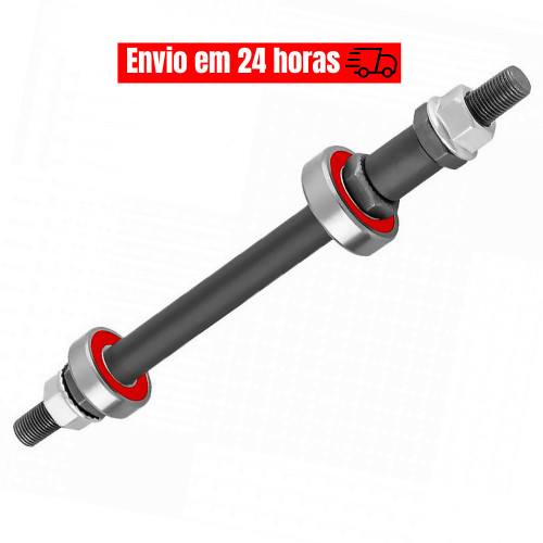 Eixo Cubo Traseiro Com Rolamento Bicicleta Bike 200mm em Oferta na Shopee