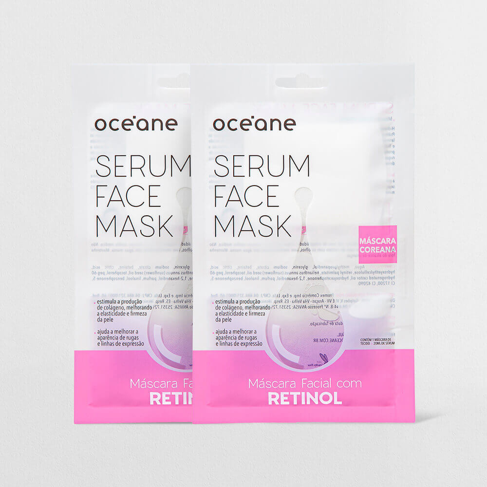 Kit Máscara Facial de Sérum com Retinol (2 Produtos)
 - Beauty