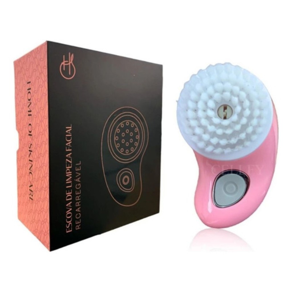 Escova Esponja De Limpeza Facial Eletrica Recarregável S1011