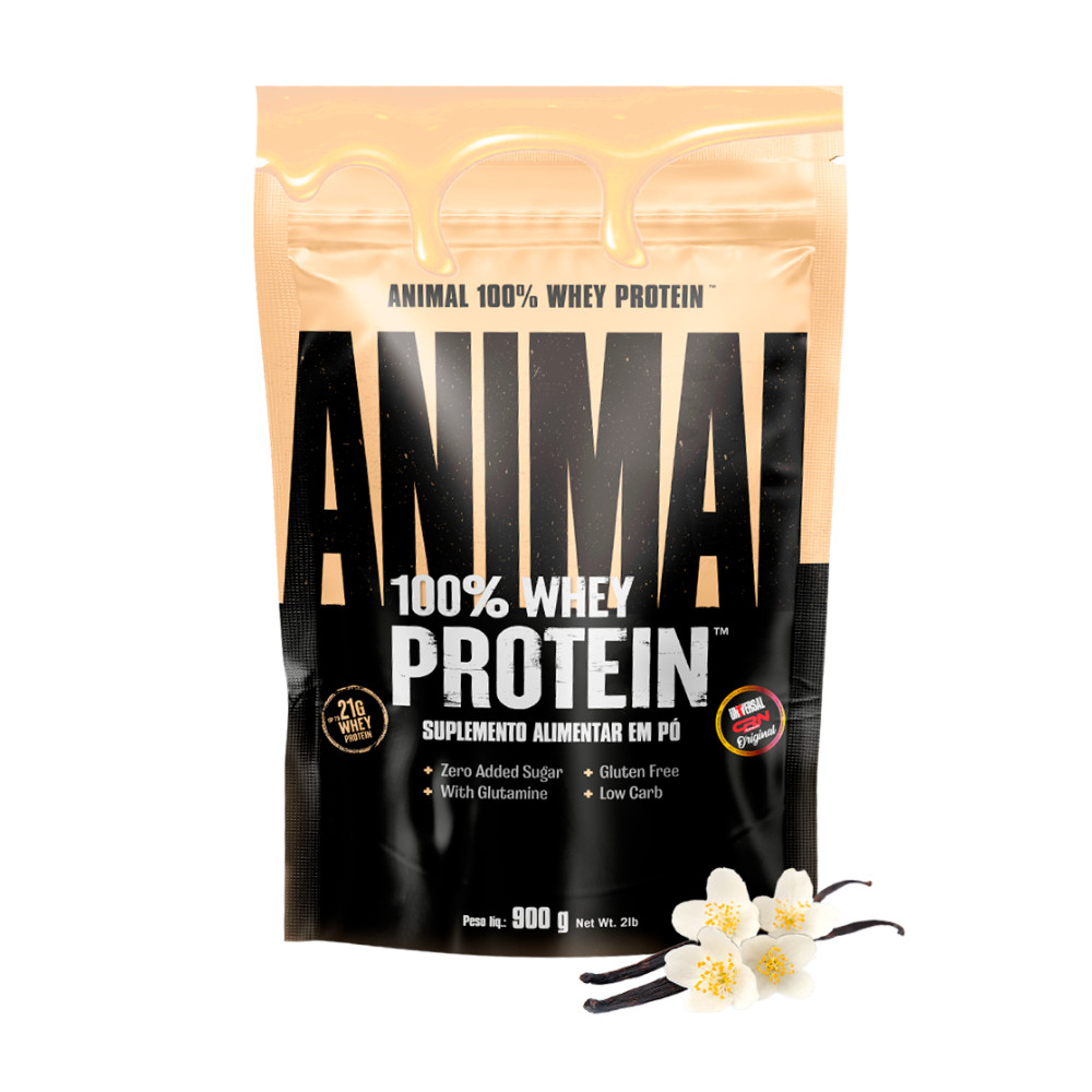 Animal 100% Whey Protein Refil 900g Universal