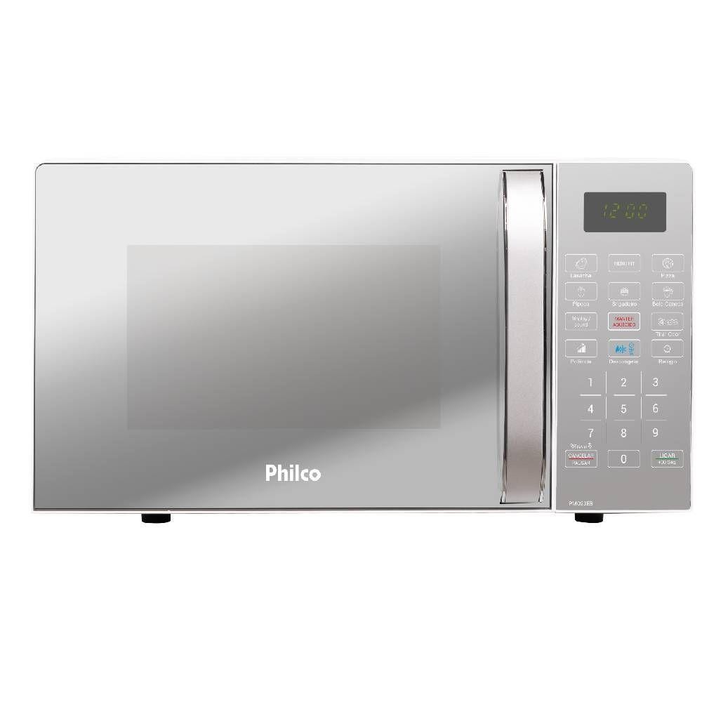 Micro-Ondas Philco Espelhado 20L 220V PMO23E em Oferta na Shopee