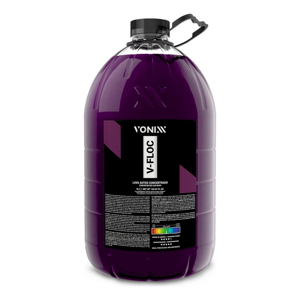 Shampoo Automotivo Lava Auto V-floc Concentrado 5l Vonixx em Oferta na Shopee