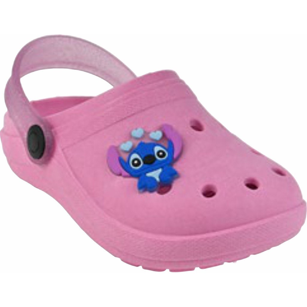 Sandália Infantil Babuche Criança Macio Menina Stitch Leve Confortavel