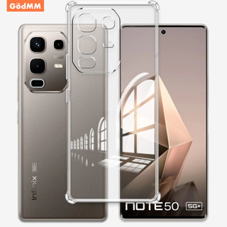 Para Infinix Note 50s 5G Capa De Telefone 50 Pro Plus 5G 50X 40 40S 40X 4G 5G Airbag Anti Queda Transparente Invólucro S em Oferta na Shopee