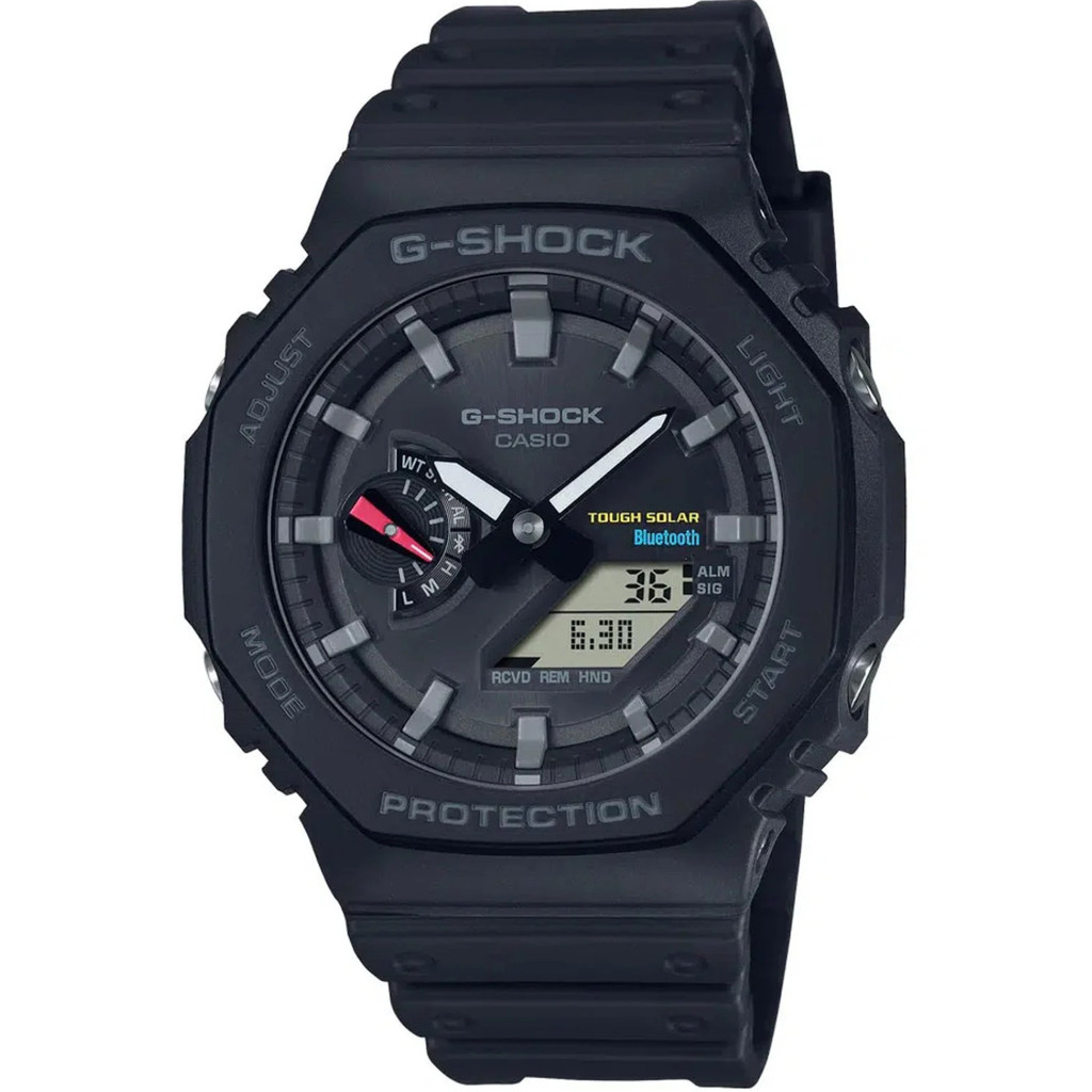 Relógio Casio G-Shock GA-B2100-1ADR Carbon Core Guard *Bluetooh e Tough Solar