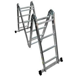 Escada Articulada Alumínio 4X4 16 Degraus - Prime