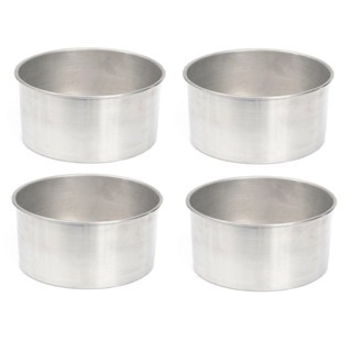 Forma Redonda Alta 22cm X 10cm Alumínio Não Enferruja Com 4 em Oferta na Shopee