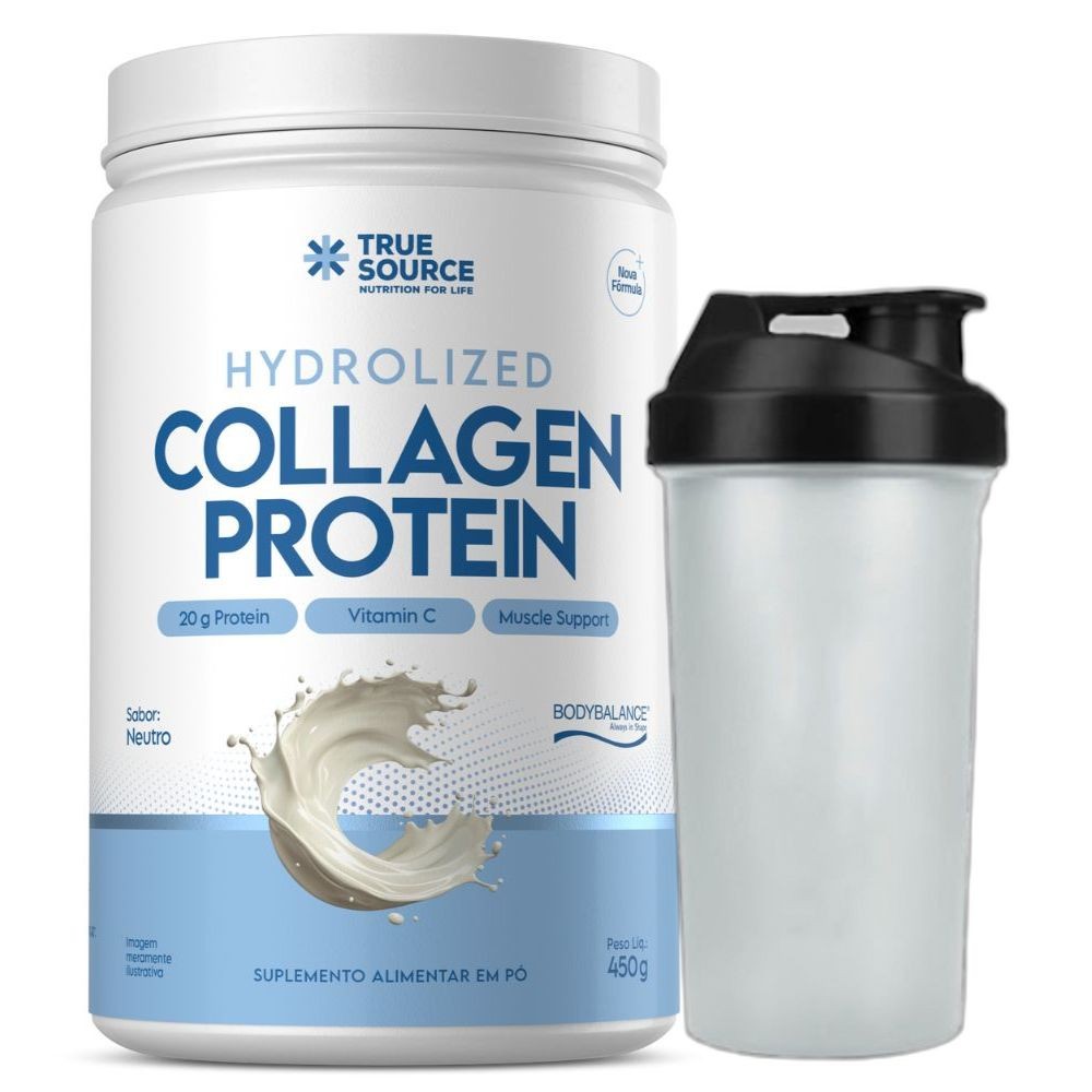 Collagen Protein Neutro 450g Coqueteleira - True Source