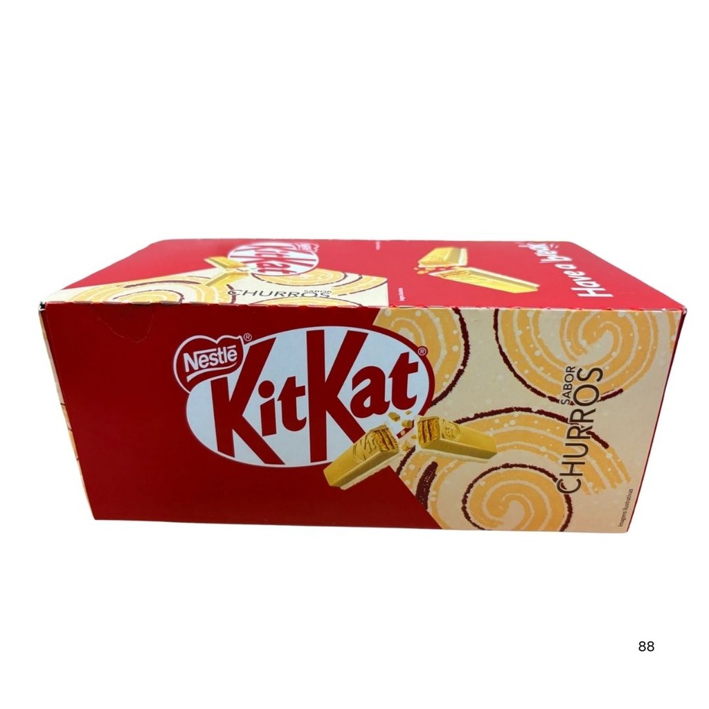 Chocolate Kit Kat sabor Churros Com 24 Unidades De 41,5g em Oferta na Shopee