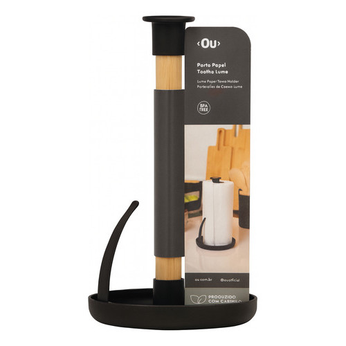 Porta Rolo Papel Toalha Suporte Guardanapo Mesa Lume Ou