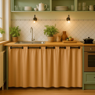 Kit Cortina para Pia de Cozinha PVC 2,80 x 0,80 Impermeável Facil Limpeza Decoração Moderna Promoção em Oferta na Shopee