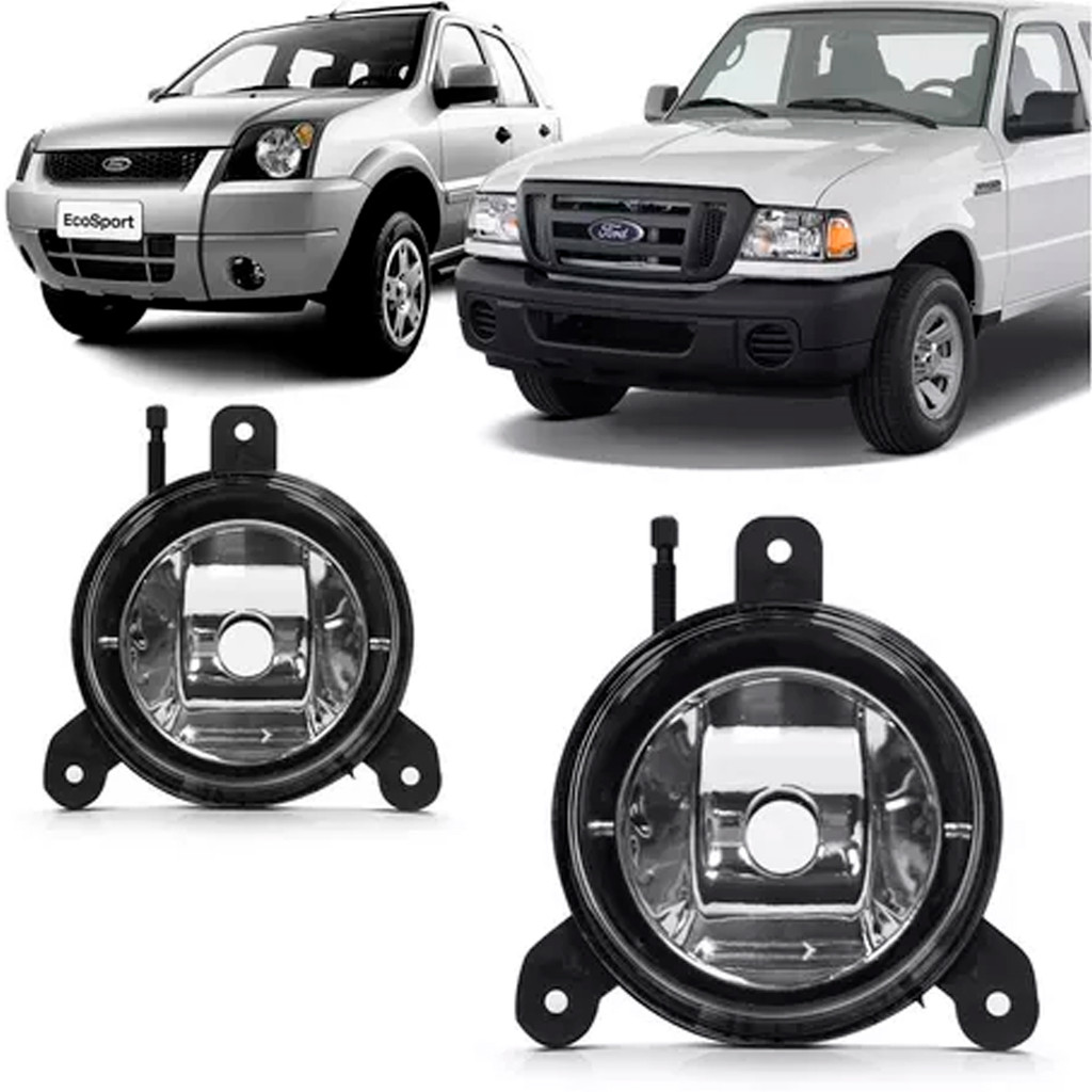 Par Farol Milha Ecosport Ranger 2003 2004 2005 2006 2007 2008 2009 em Oferta na Shopee