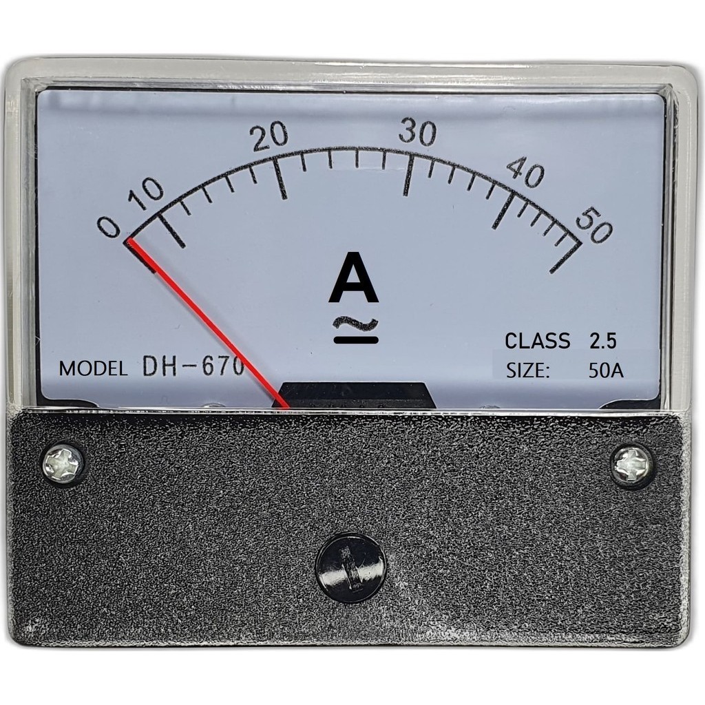 Relógio Amperímetro P/ Carregador De Bateria 50a Jts 003/004