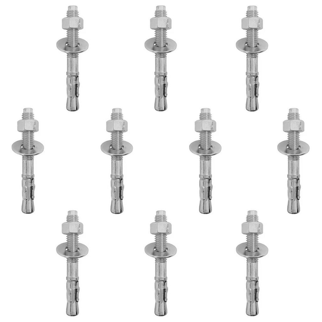 Kit Chumbador Parabolt 1/4 x 3.1/4'' - 25,0002 (Com 10 Unidades) - Nord em Oferta na Shopee