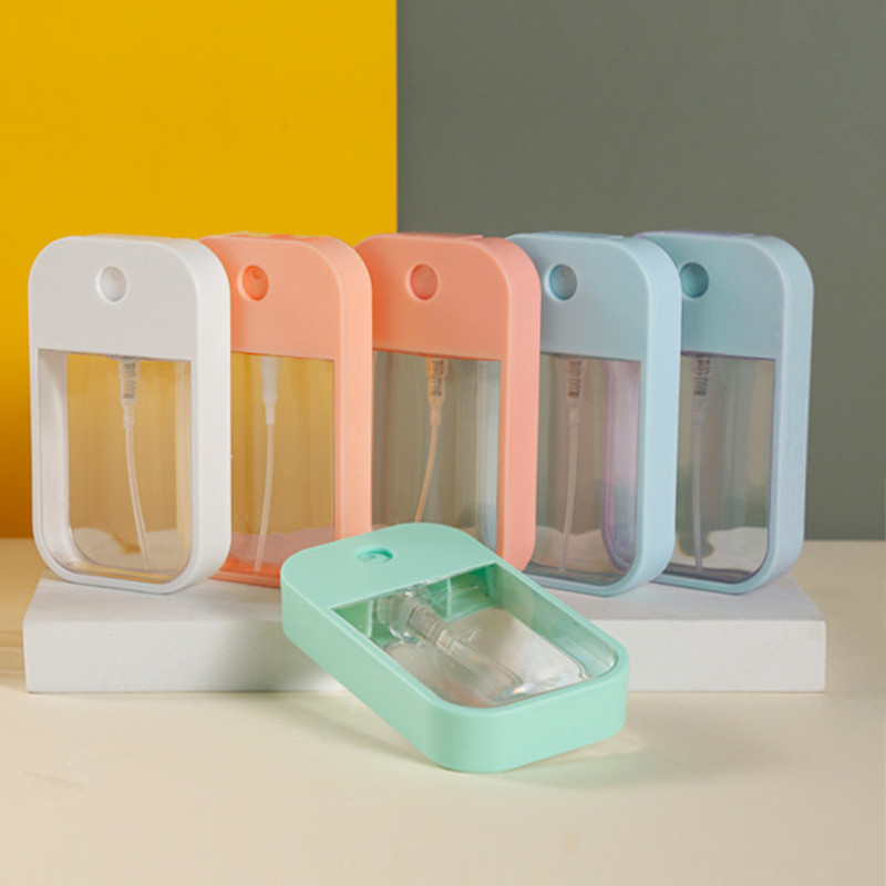 45ml Mini Recarregável Fragrância Desinfetante de Mão Frasco De Álcool Bomba Spray Cosmético Vazio