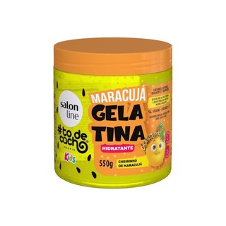 Gelatina todecacho Kids Hidratante Maracujá 550g em Oferta na Shopee