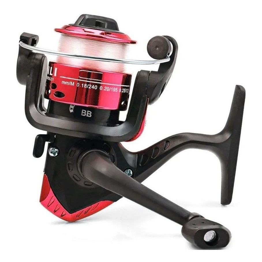 Molinete De Pesca 1 Rolamento QA 200 Deyu Com Linha Ultra Light em Oferta na Shopee