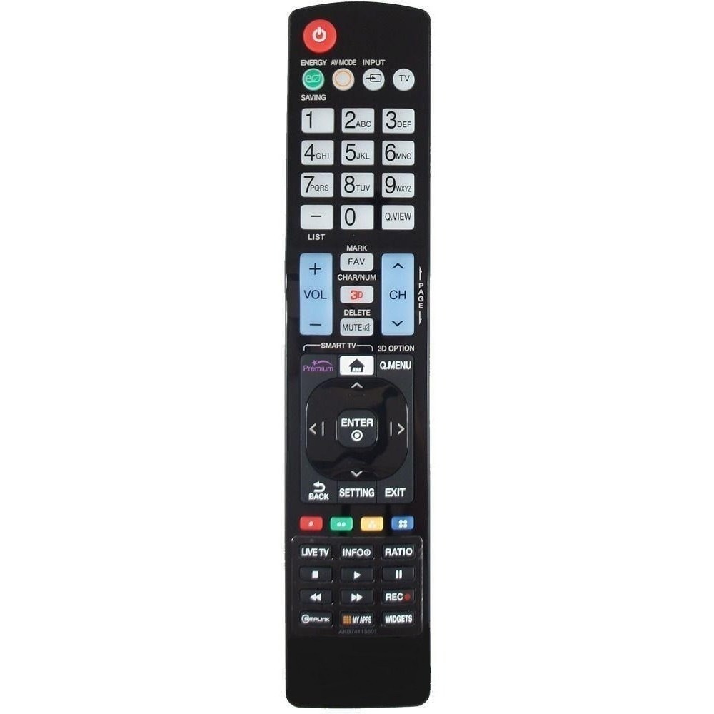 Controle Compatível LG 42lm5800 47lm5800 Lcd Led Plasma 3d