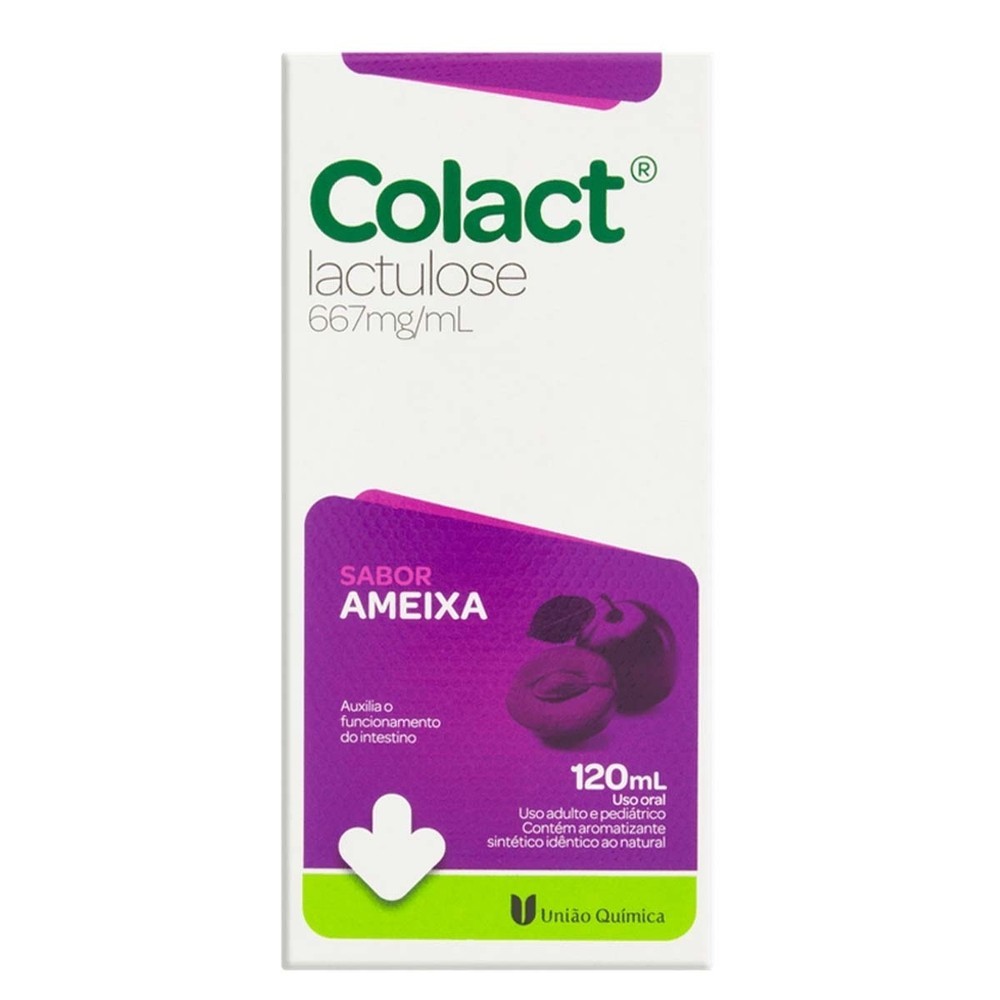 Lactulose - Colact 667mg/ml Ameixa Xarope 120ml