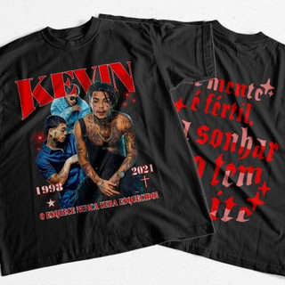 Camiseta Estampada Mc Kevin A mente É Fértil Pra Sonhar Não Tem Limite Camisa Blusa Cantor em Oferta na Shopee