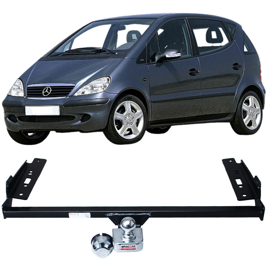 Engate Reboque Fixo Classe A 160 190 1999 Ate 2005 Furo Aco Resistente Cap Carga 450kg Braconi Inmetro  Original com