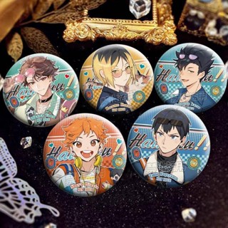 Anime Haikyuu Cosplay Crachás A Laser Hinata Shoyo Oikawa Tooru Kozume Kenma Tetsurou kuroo Kotaro Bokuto Kei Tsukishima Coleção De Alfinetes De Mama Para Sacos De Roupas Requintadas em Oferta na Shopee