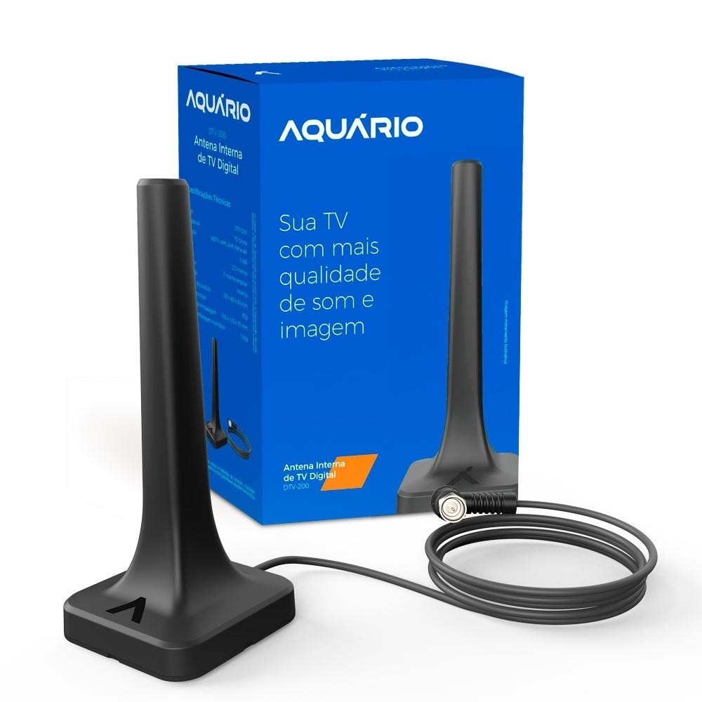 Antena Digital Interna Aquário DTV200 - Home Appliances