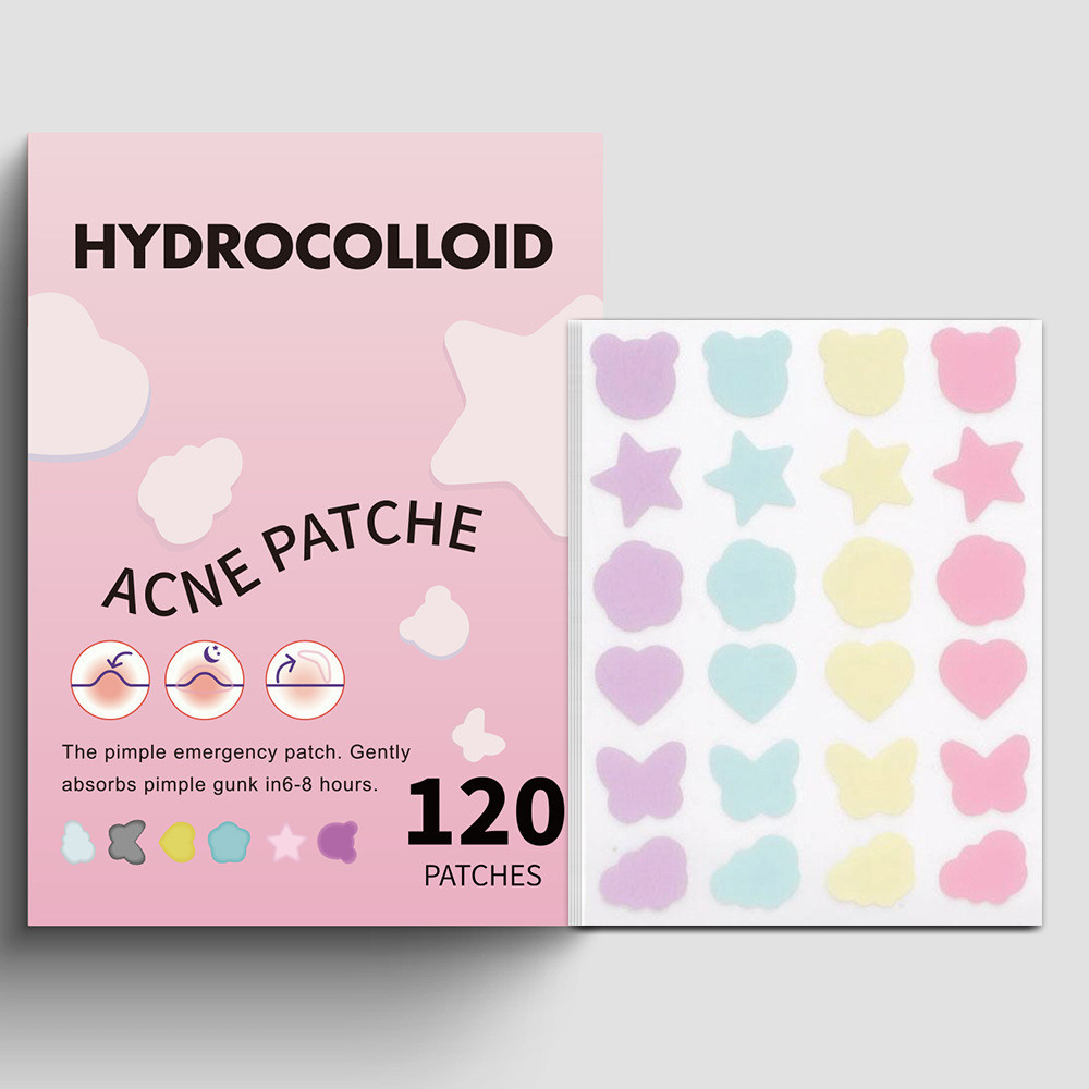 Patch de Acne Cartoon Colorido Acne Suave Não Irritante Acne Desbotada Acne Fechada Boca Melhora a Acne Acne Pele Acne