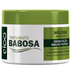 Eico Máscara Tratamento Creme de Hidratação Babosa e Alecrim Brilho Extremo 270g