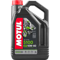 Óleo De Motor Motul 10w-40 Para Motos E Quadriciclos X 4l