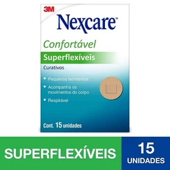 Curativos Nexcare 3M Superflexiveis Redondos 15 Unidades