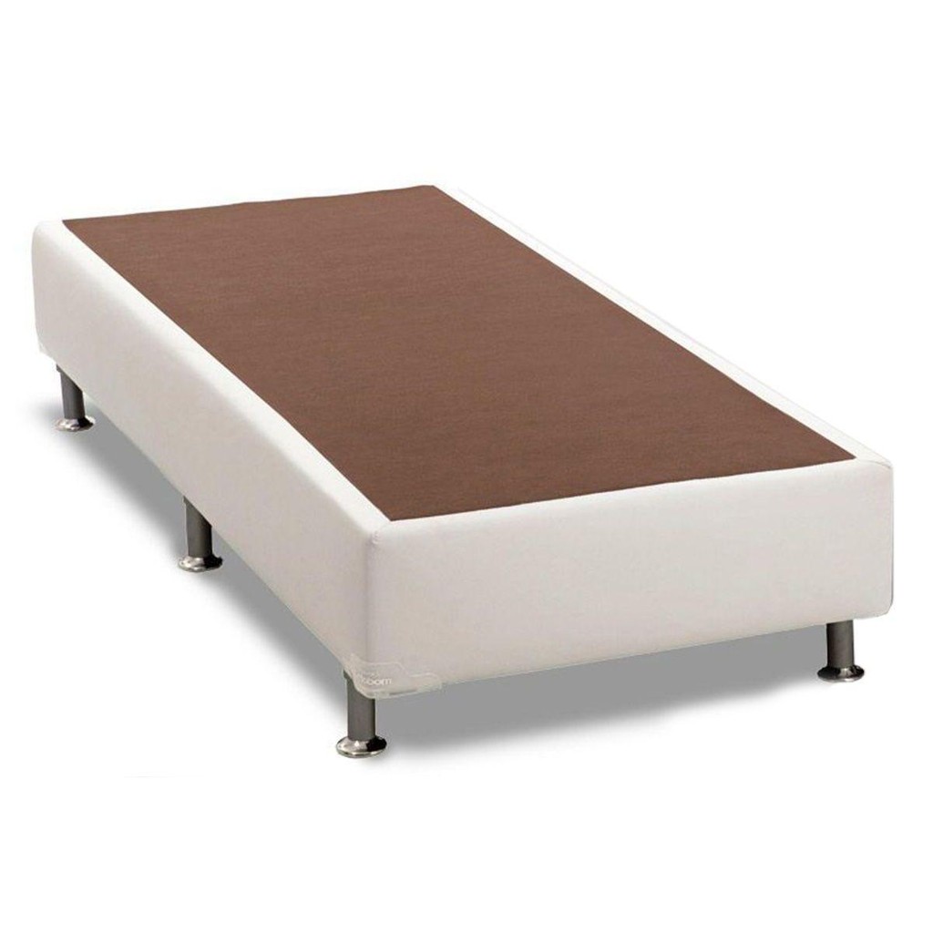 Cama Box Base Solteiro Universal Courano White (88x188x30) - Ortobom em Oferta na Shopee