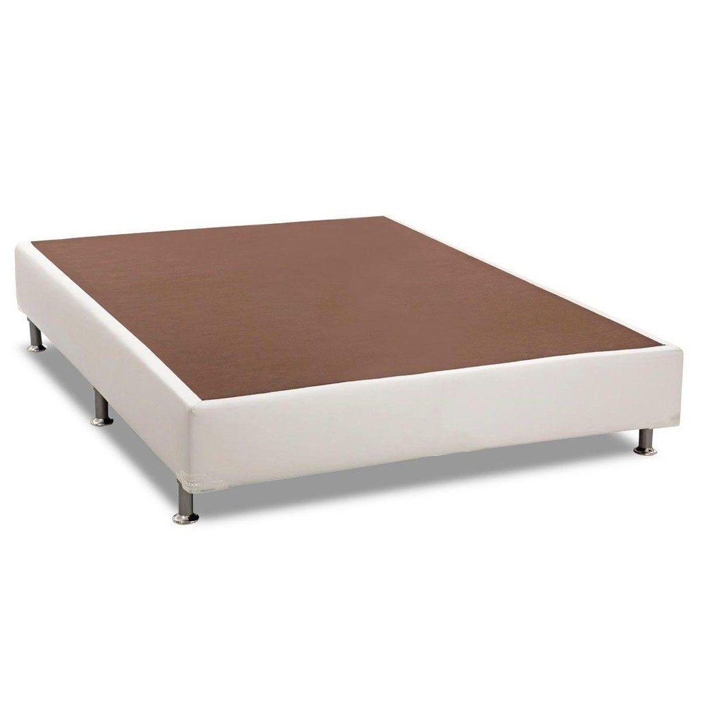 Cama Box Base Casal Universal Courano White (138x188x20) - Ortobom em Oferta na Shopee
