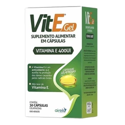 VITAMINA E 400UI SUPLEMENTO ALIMENTAR COM 30 CÁPSULAS