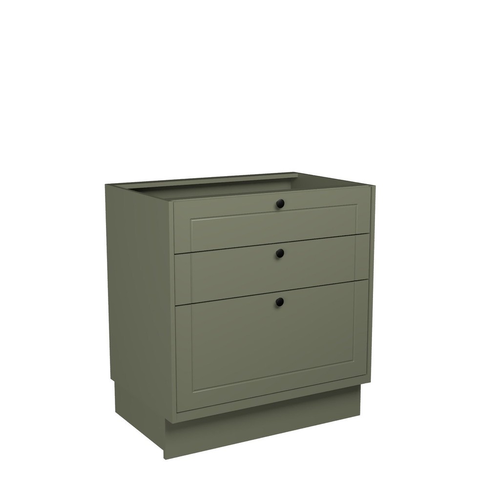 Balcão de Cozinha 80cm 3 Gavetas Sevilha Verde em Oferta na Shopee