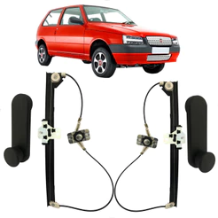 Par Maquina Vidro Manual Uno 2 Portas 2000 2001 2002 A 2013