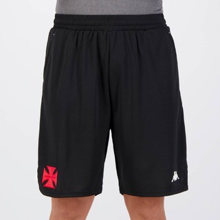 Bermuda Kappa Vasco Inserts Preta em Oferta na Shopee