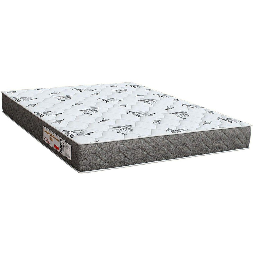 Colchão Queen Espuma D33 ComfortPedic Line Black (158x198x17) - Orthoflex - Home & Living